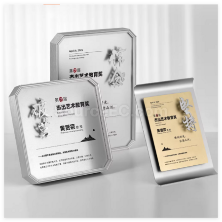 礼品订购创意3D立体LOGO定制奖牌广告