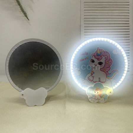 礼品订购发光折叠广告扇子广告