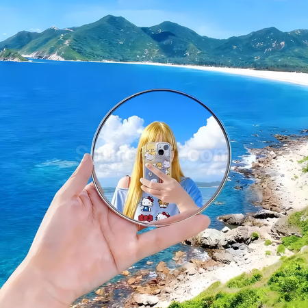 礼品订购旅拍神器吧唧鏡子广告