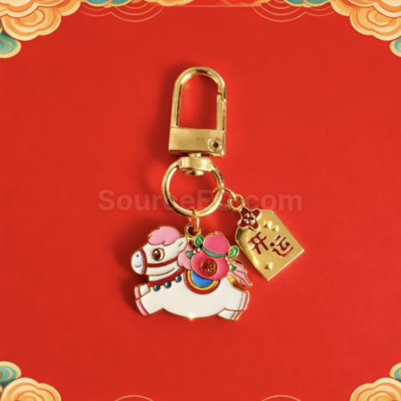 礼品订购马年小马钥匙扣挂件广告