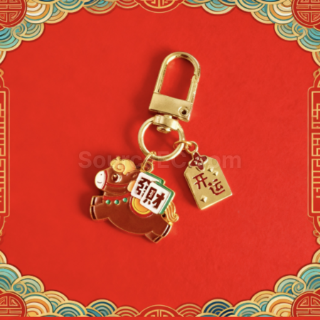 礼品订购马年小马钥匙扣挂件广告