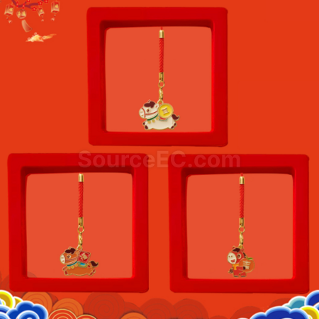 礼品订购马年小马钥匙扣挂件广告