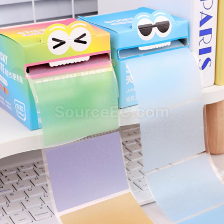 礼品订购抽拉式透明便條紙Memo紙广告