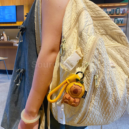 礼品订购卡皮巴拉挂件钥匙扣广告