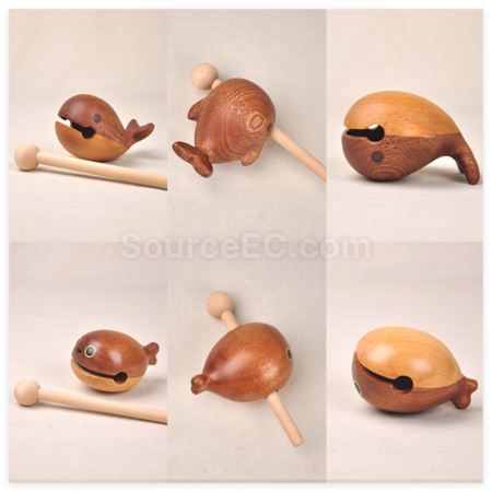 礼品订购减压木鱼广告