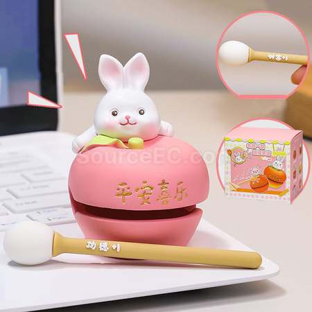 礼品订购减压木鱼广告