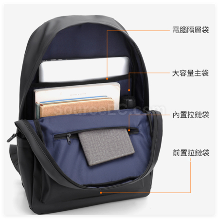 礼品订购双肩休闲背包广告