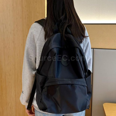 礼品订购通勤电脑牛津大容量防水休闲双肩包广告