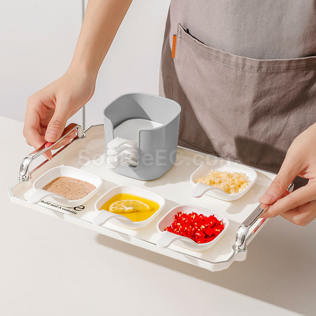 礼品订购带手柄家用火锅调料碟广告