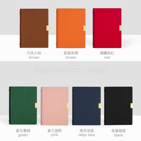 礼品订购三折活页可拆卸笔记本广告