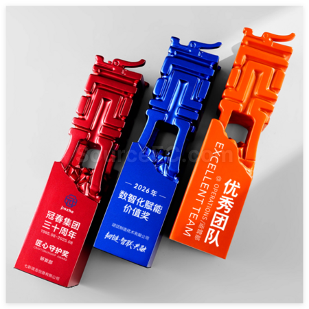 礼品订购创意金属奖杯广告