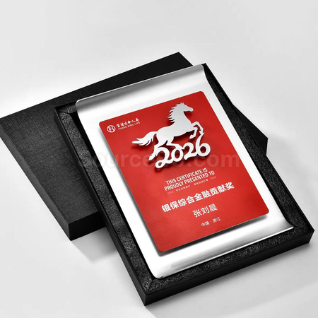 礼品订购马年奖牌广告