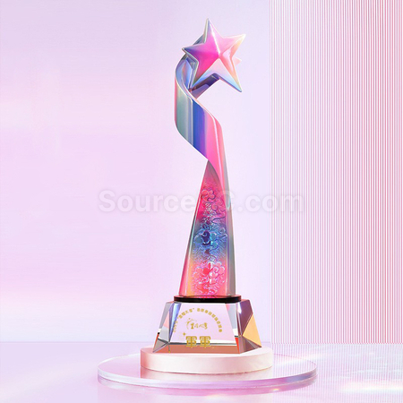 炫彩水晶奖座