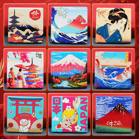 礼品订购定制陶瓷冰箱贴广告