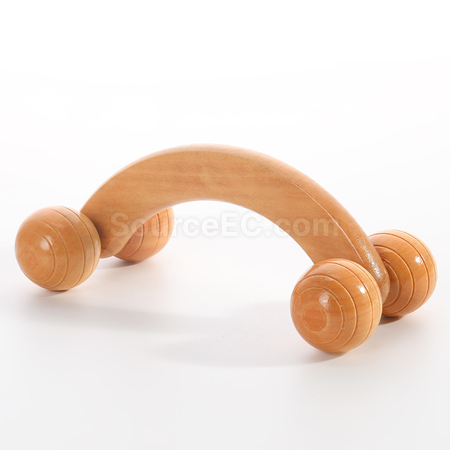 木质滚轮按摩器