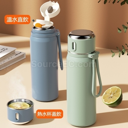 礼品订购食品级316不锈钢便携保温杯广告