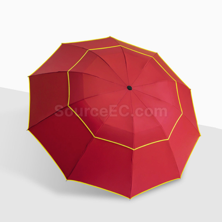 礼品订购10骨商务手动折叠雨伞广告