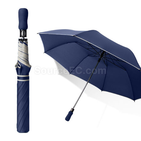 礼品订购双人抗风雨伞纯色折叠高尔夫伞广告