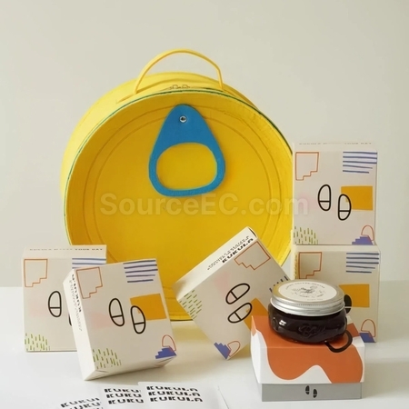 礼品订购创意罐头毛毡收纳包广告