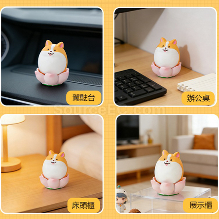 礼品订购学会看淡转转乐树脂摆件广告