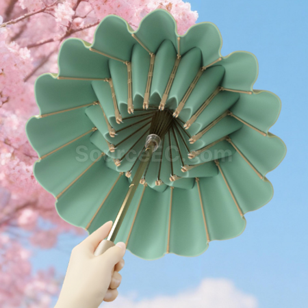 礼品订购加强双骨折叠晴雨伞广告