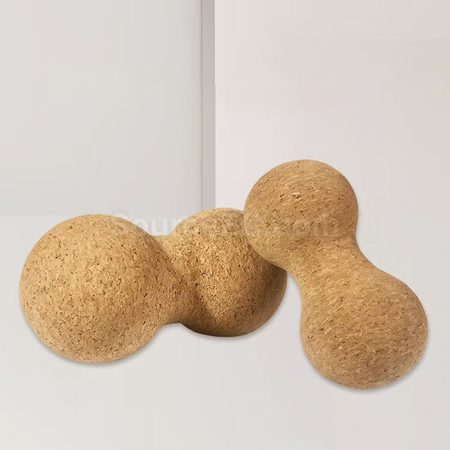 礼品订购软木瑜伽花生筋膜球广告