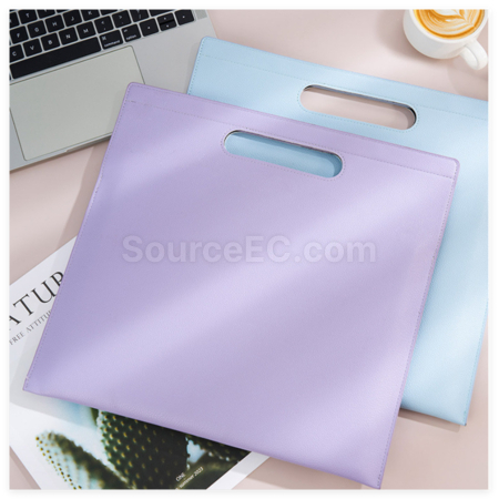 礼品订购A4手提PU文件袋广告