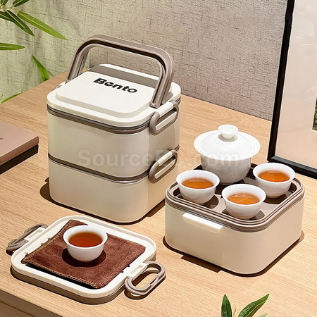 礼品订购便携旅行功夫茶具广告