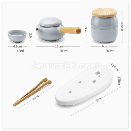 礼品订购便携式旅行茶具广告