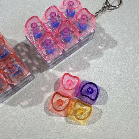 礼品订购定制爱心按键减压玩具广告
