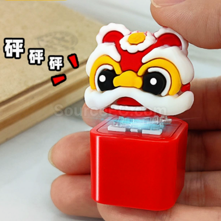 礼品订购解压发声按键钥匙扣广告