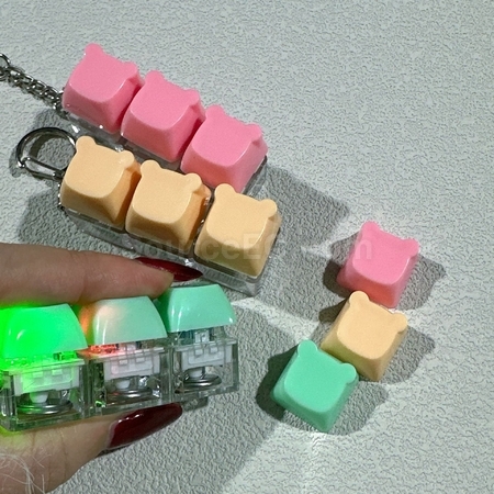 礼品订购定制熊头按键减压玩具广告