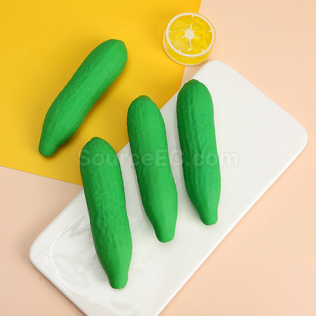 礼品订购黄瓜TPR减压玩具广告