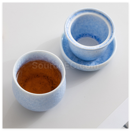 礼品订购单人便携旅行茶具广告
