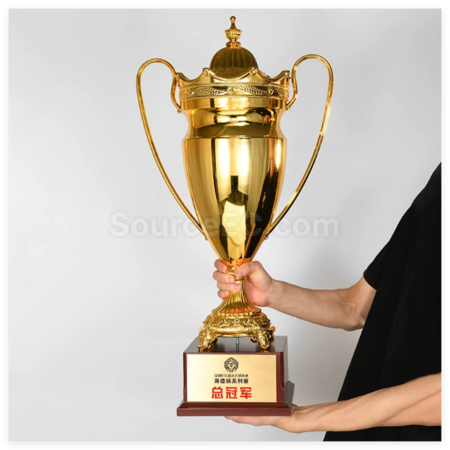 礼品订购76CM特大号金属奖杯广告