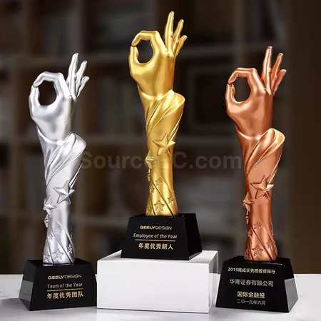 礼品订购OK獎座广告