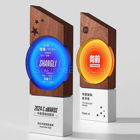 礼品订购水晶奖座广告