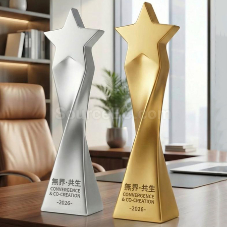 礼品订购创意树脂奖座广告
