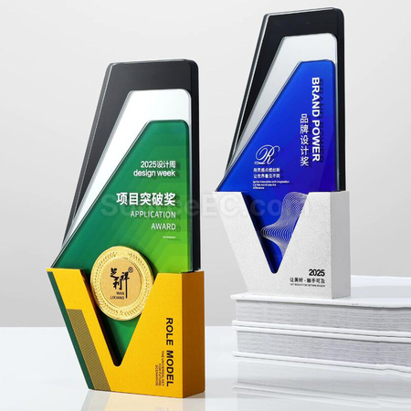 礼品订购水晶奖座广告
