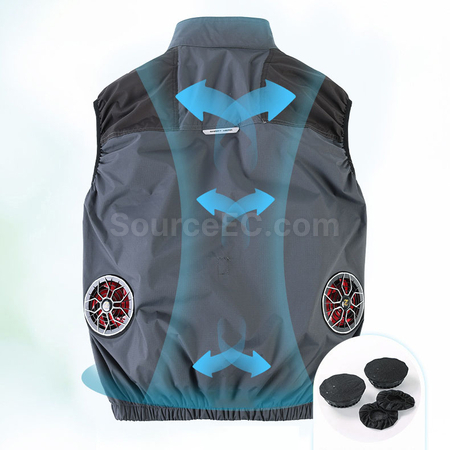 礼品订购隔热空调服马甲广告