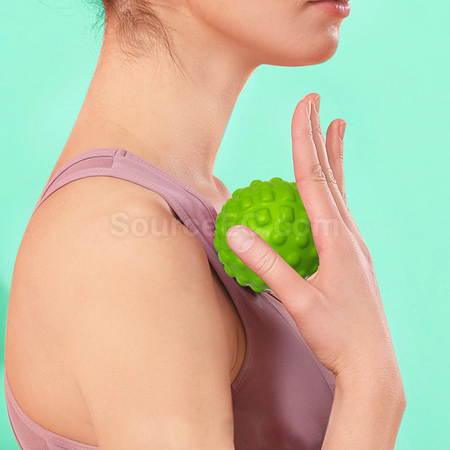 礼品订购凸點按摩筋膜球广告