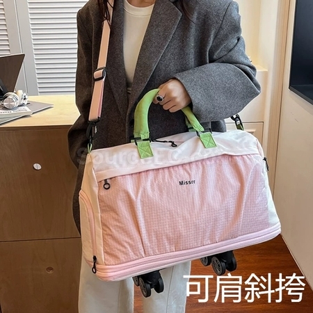 礼品订购滑轮旅行双层收纳袋广告