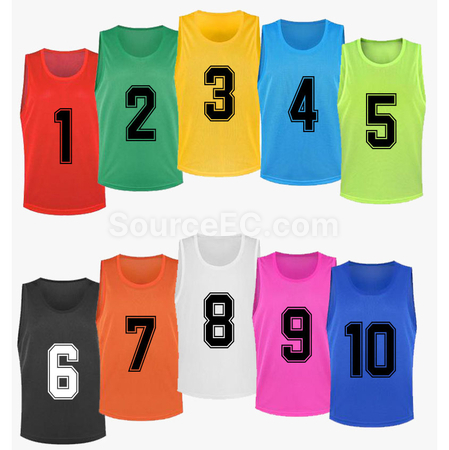 网眼速干马甲篮球服/足球背心