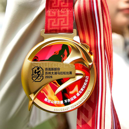礼品订购马拉松金属奖牌广告