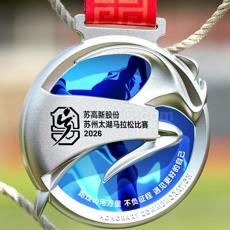 礼品订购马拉松金属奖牌广告