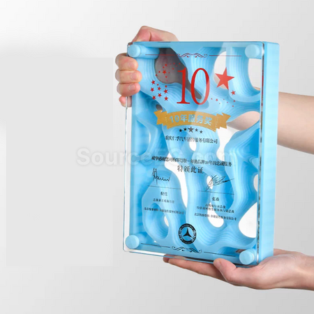 礼品订购水晶奖牌广告