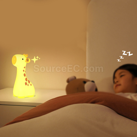 礼品订购长颈鹿拍拍灯/小夜灯广告