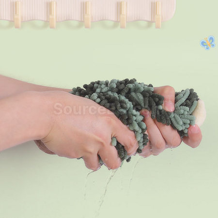 礼品订购圣诞树造型擦手巾广告