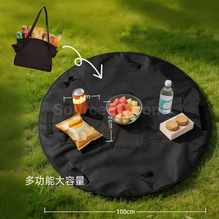 礼品订购便携式手提一体懒人背包广告