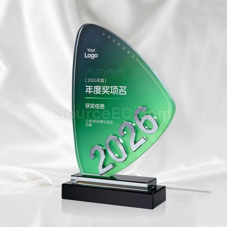 礼品订购2026水晶奖座广告